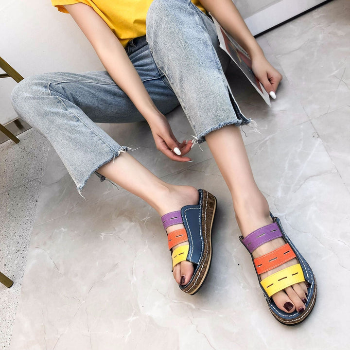 PREMIUM ORTHOPEDIC TRICOLOR SANDALS - 2026 BEST SELLER