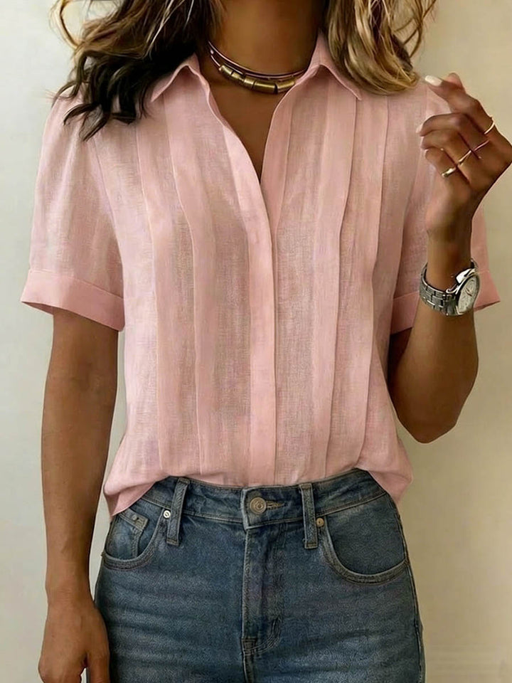 Maren | Refined Short-Sleeve Blouse