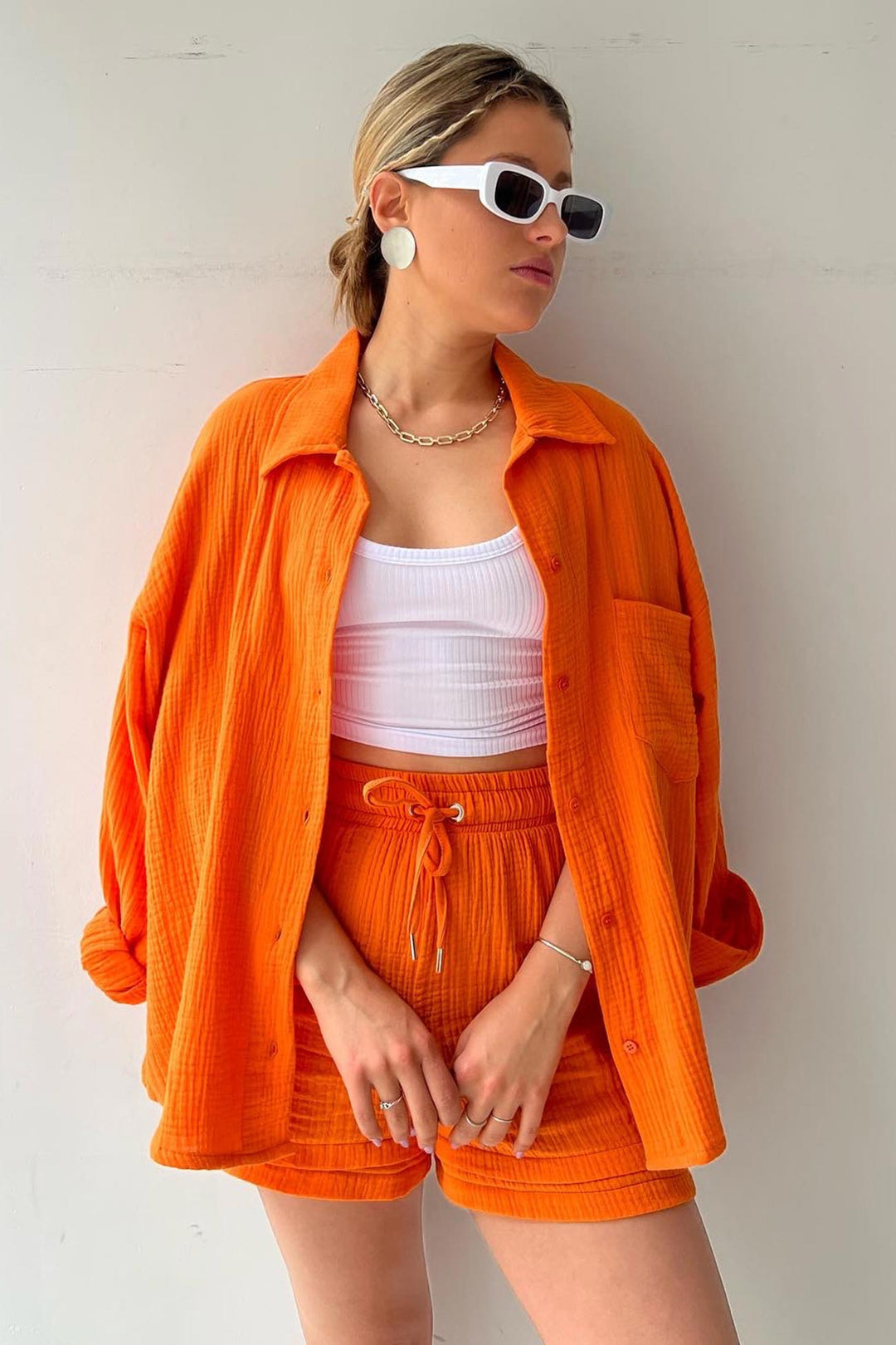 Aurora | Stylish Cardigan and Short Set