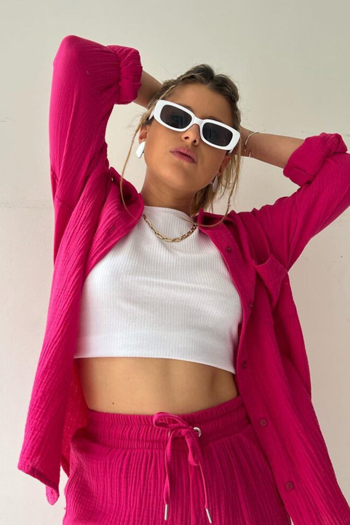 Aurora | Stylish Cardigan and Short Set