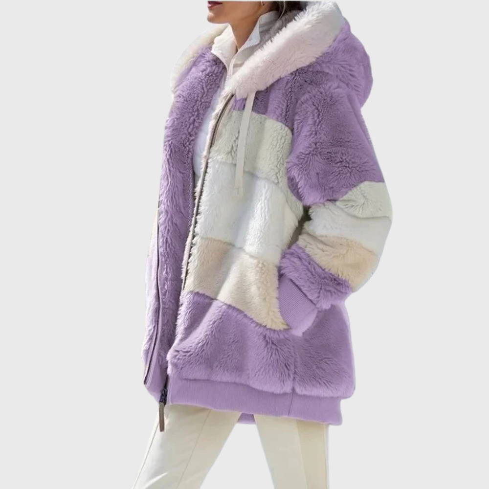 Sofia | Elegant Multicolor Warm Puffer jacket
