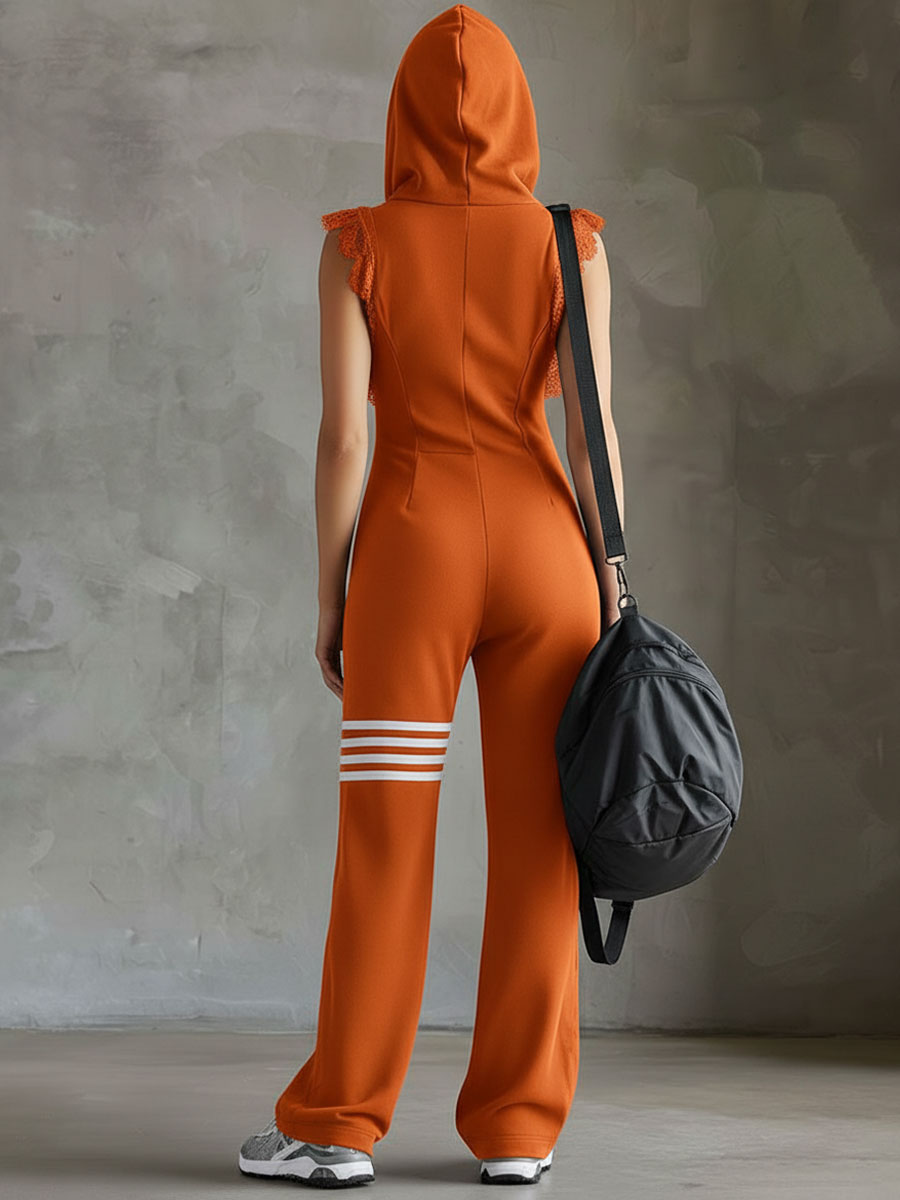 Verena | Sporty Hooded Jumpsuit