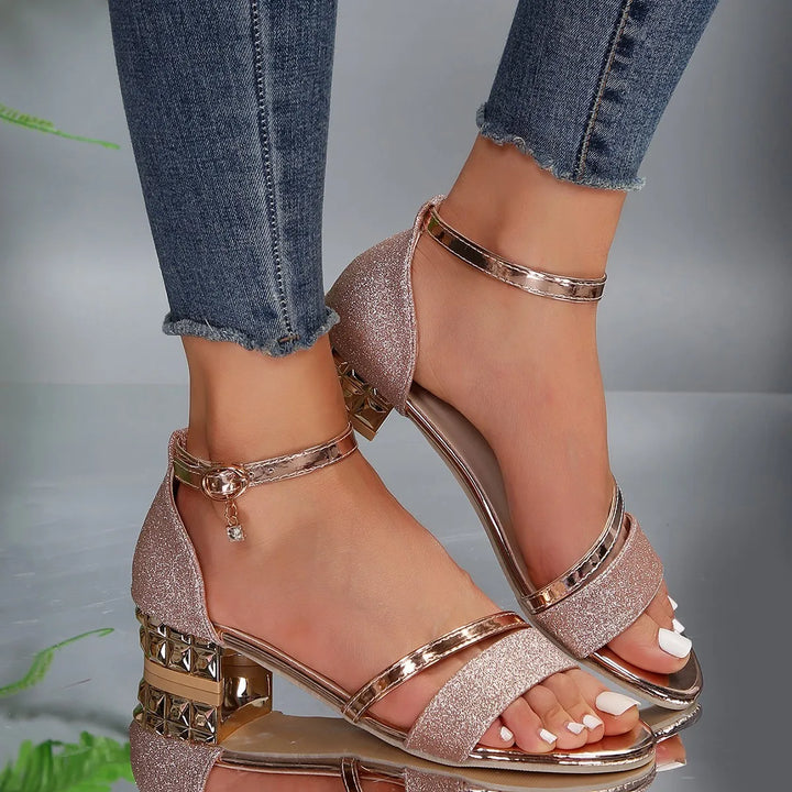 Heidi | Elegant Block-Heel Sandals