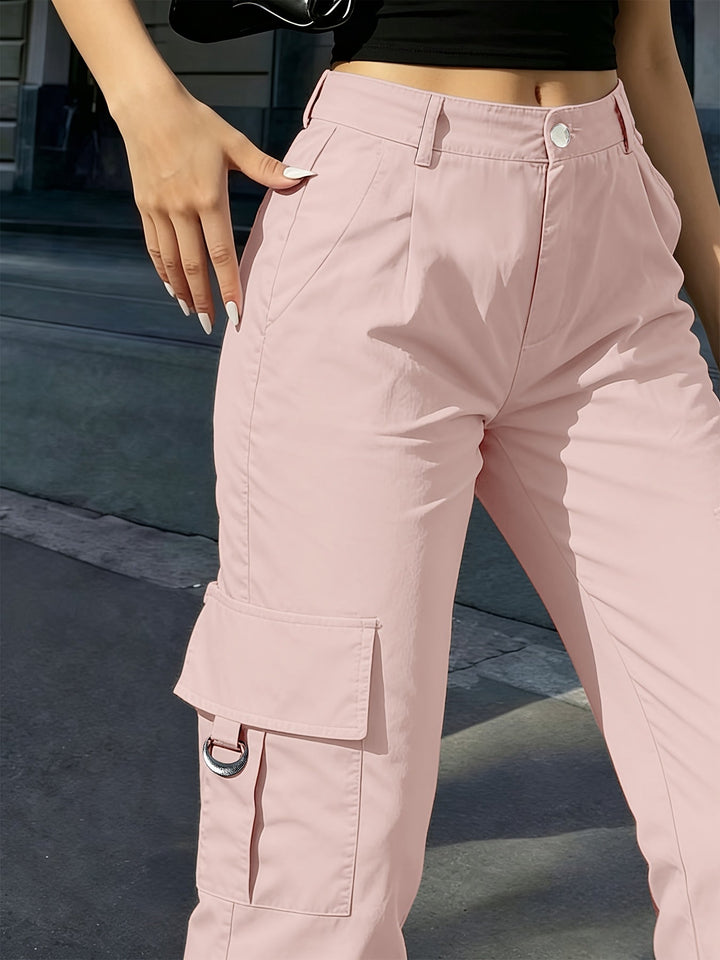 Bonnie | High-Waisted Wide-Leg Cargo Pants