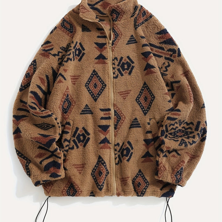 Carmen | Patterned Zip-Up Jacket