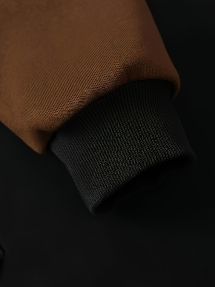 Cedric | Color Block Zip-Up Hoodie