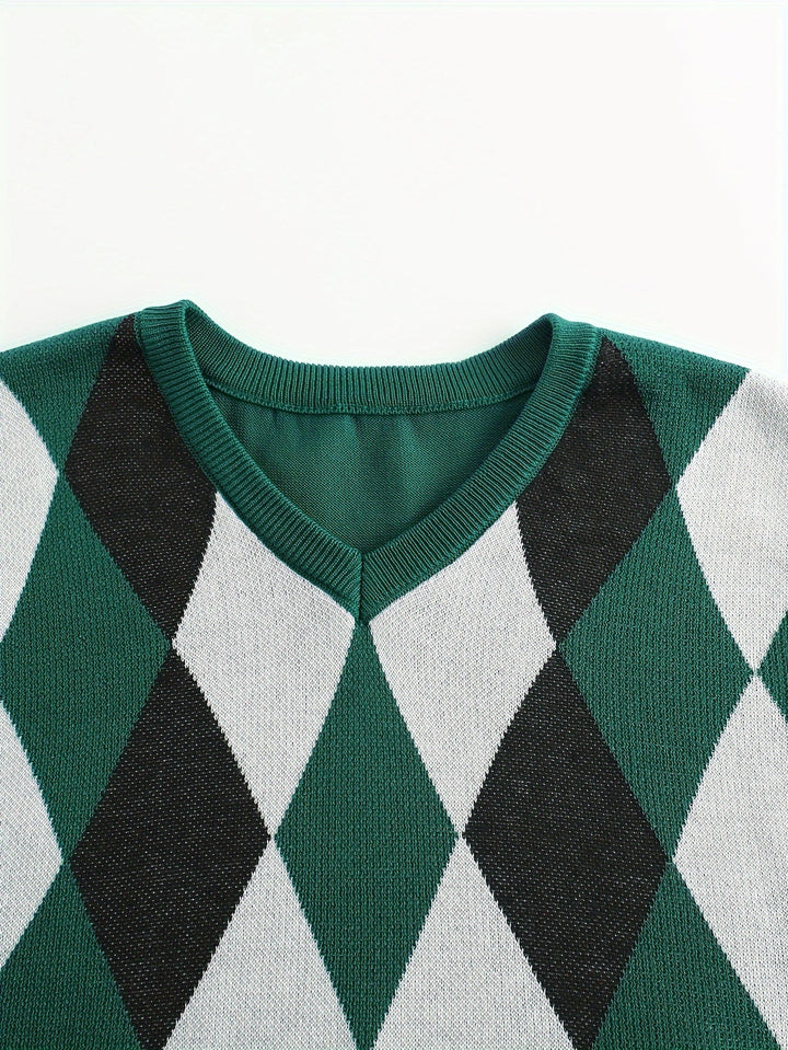 Chandler | Classic Argyle Sweater Vest