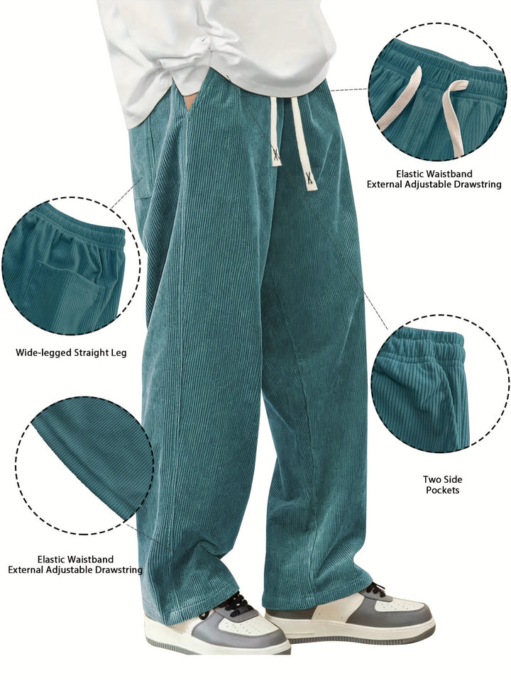 Reid | Relaxed Straight-Leg Pants