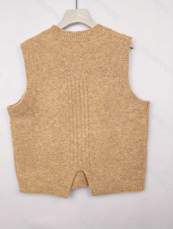 Brooke | Cable-Knit Sweater Vest