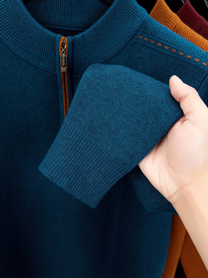 Daniel | Half-Zip Knit Sweater