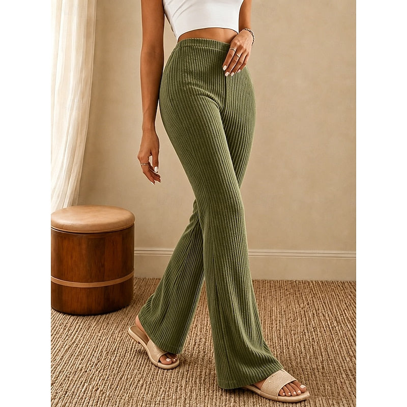 Delaney | Elegant High-Waist Flare Pants