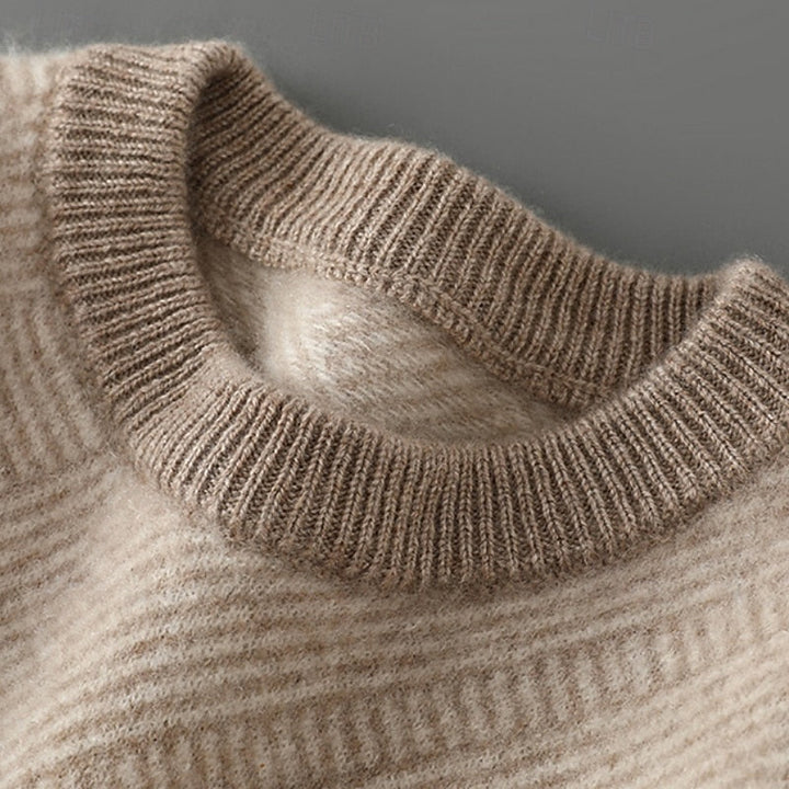 Gareth | Textured Crew Neck Sweater