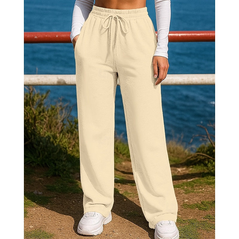Marguerite Rose | Relaxed Wide-Leg Lounge Pants