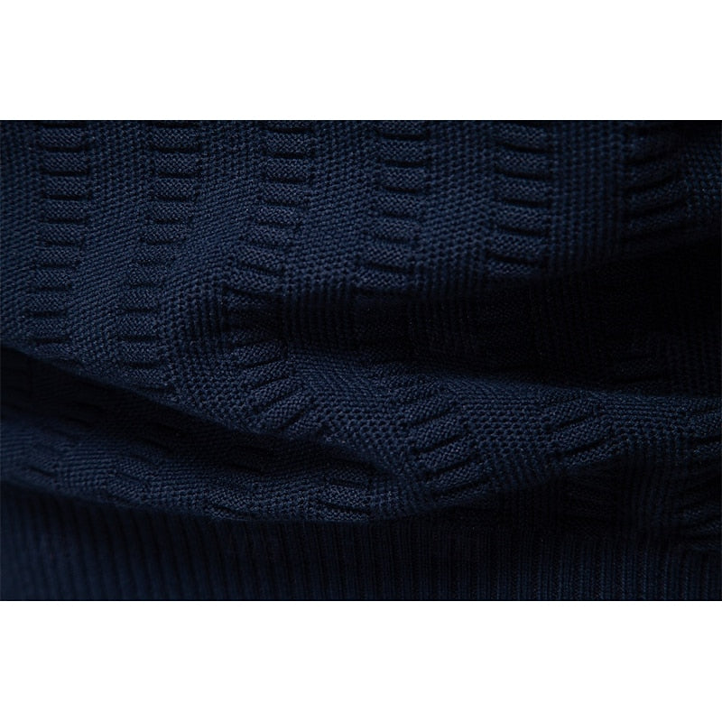 Sheldon | Textured Half-Zip Sweater