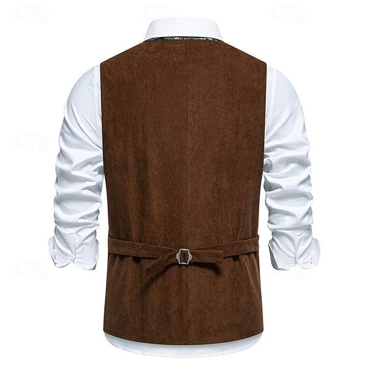 Otis | Embroidered Single-Breasted Waistcoat