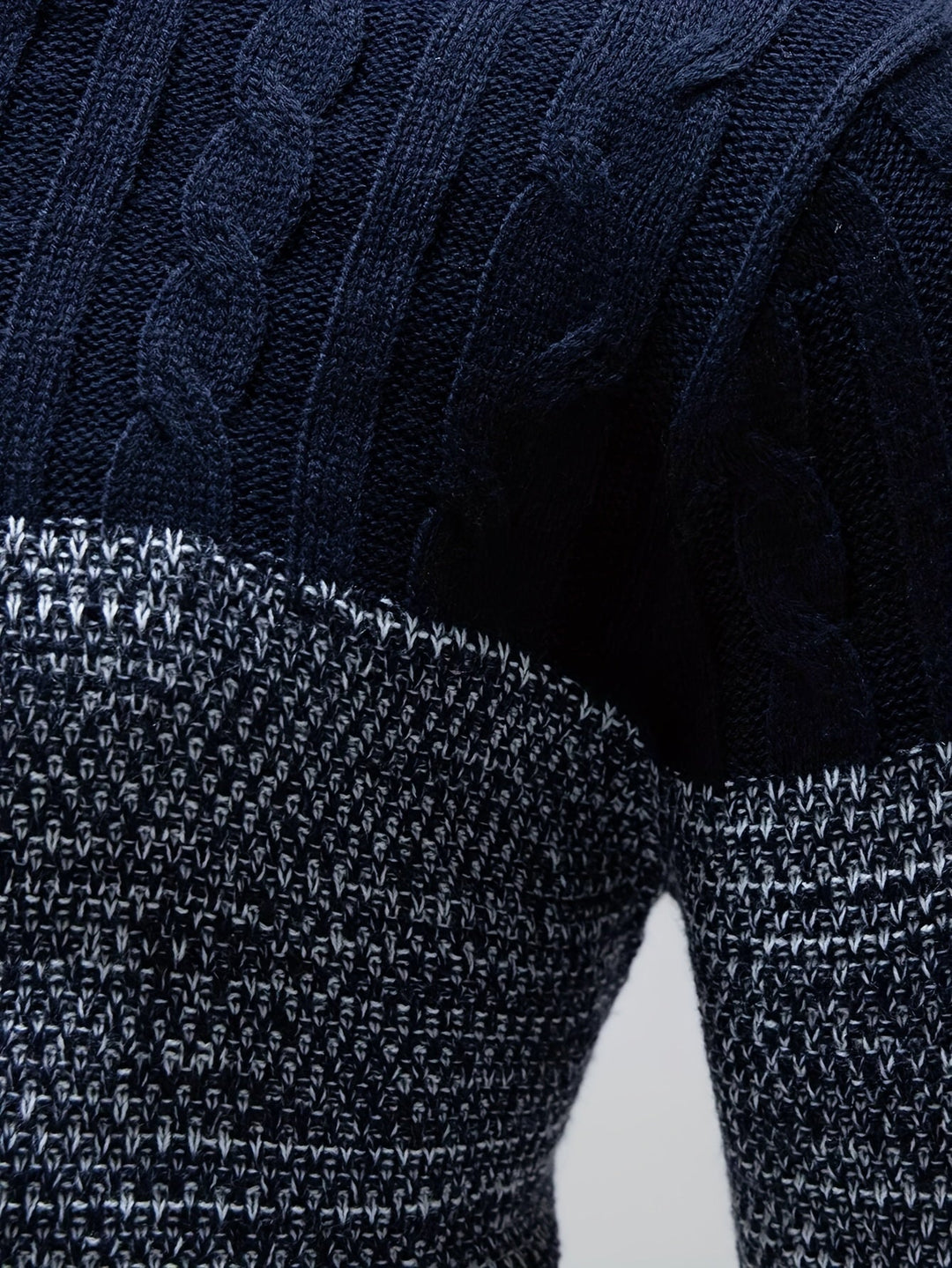 Graham | Color-Block Crew Neck Sweater