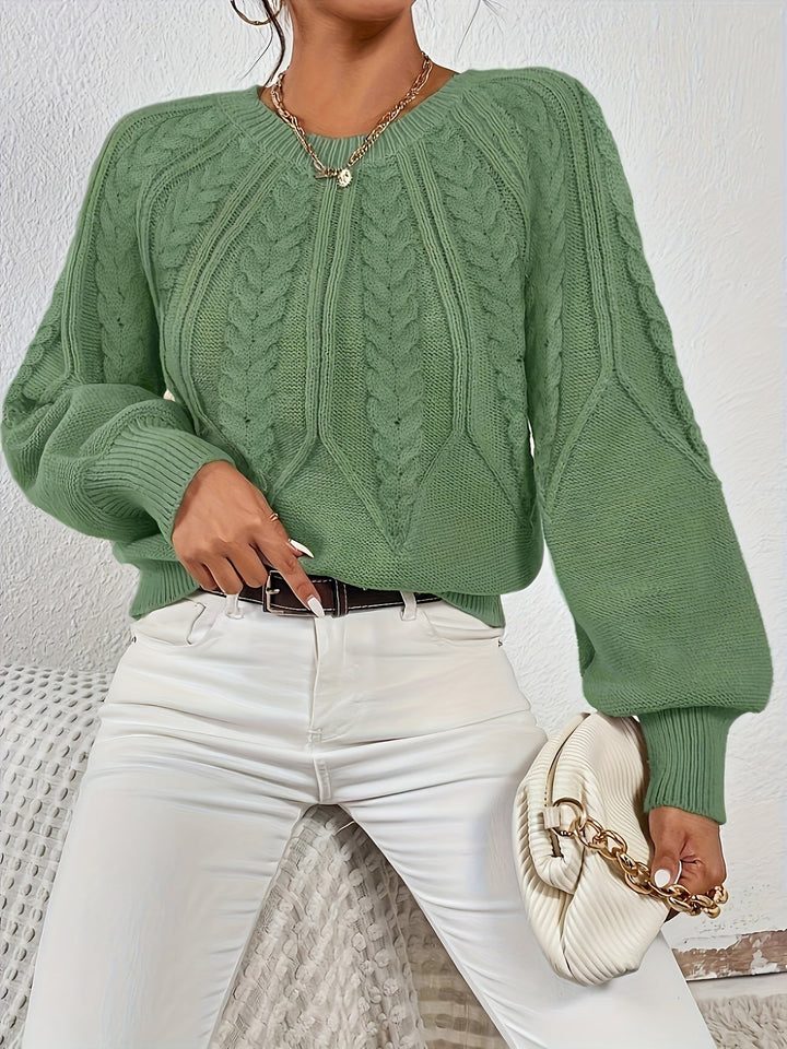 Eleanor | Relaxed Cable-Knit Sweater