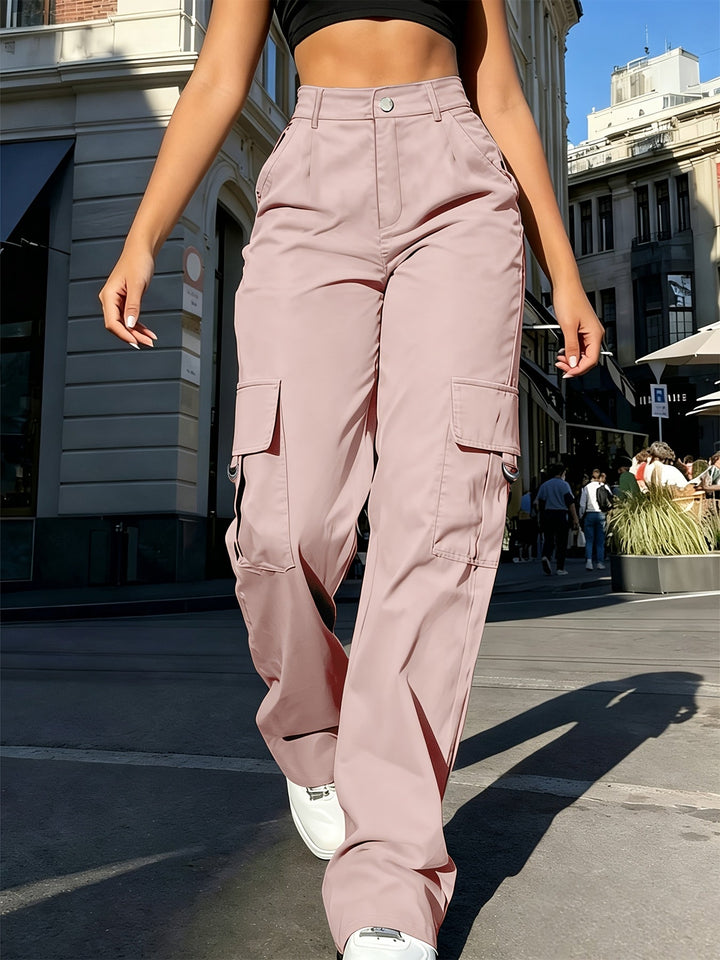 Bonnie | High-Waisted Wide-Leg Cargo Pants