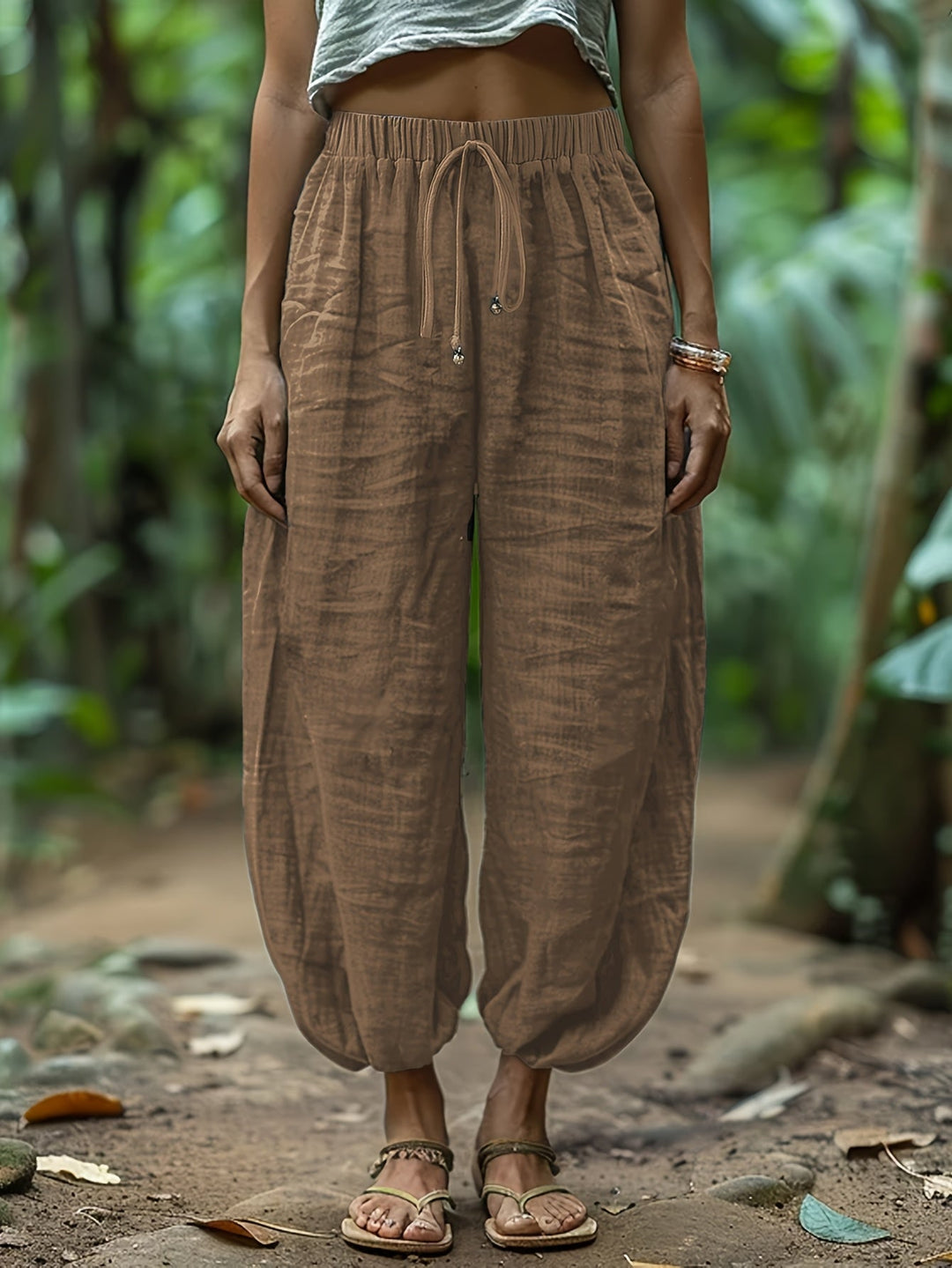 Marjorie | Relaxed Drawstring Lantern Pants