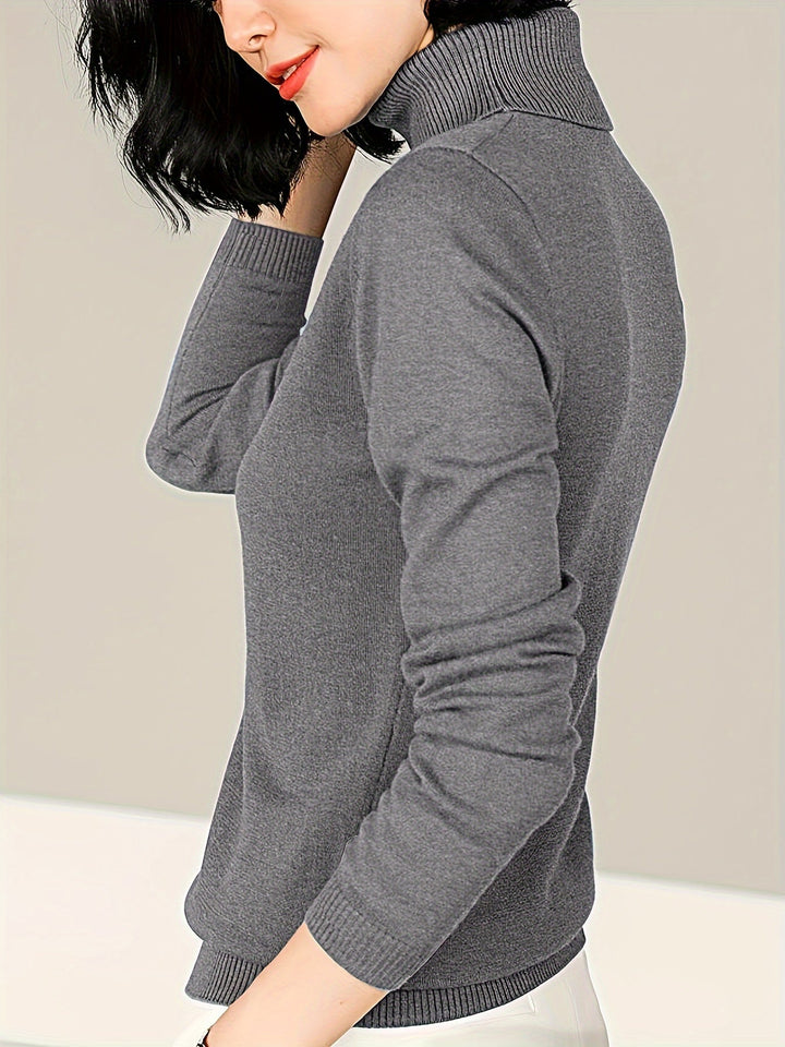 Maribel | Refined Mock Neck Sweater