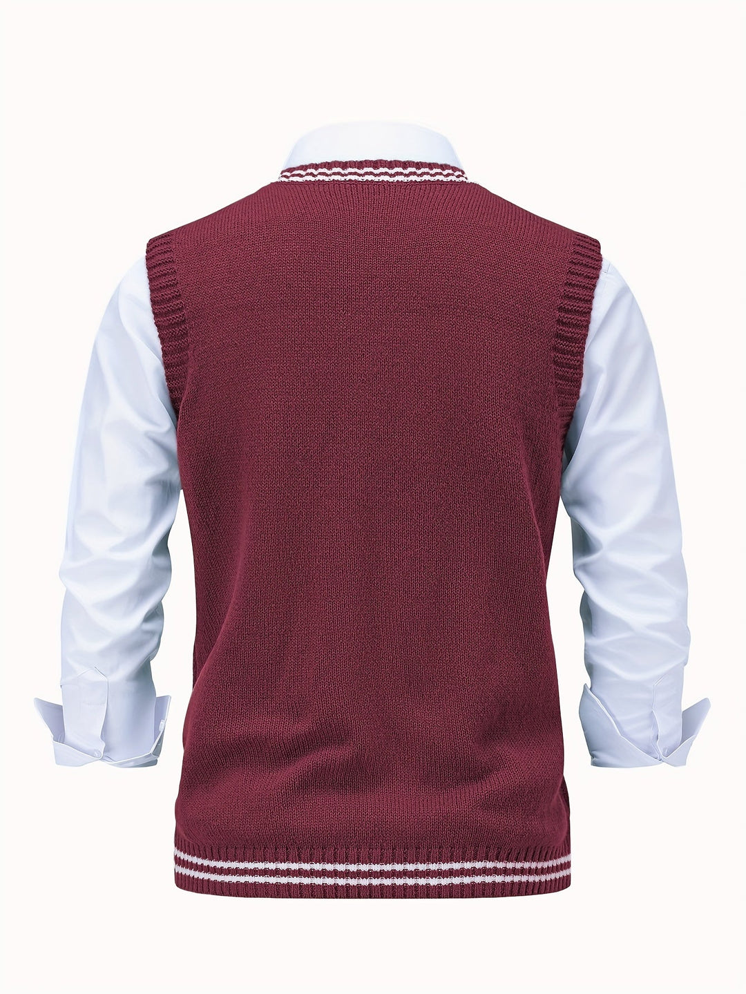 Gideon | Cable-Knit V-Neck Sweater Vest