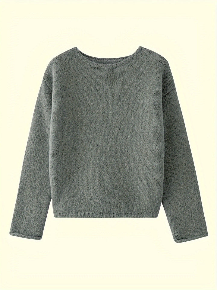 Noreen | Relaxed Crew Neck Sweater