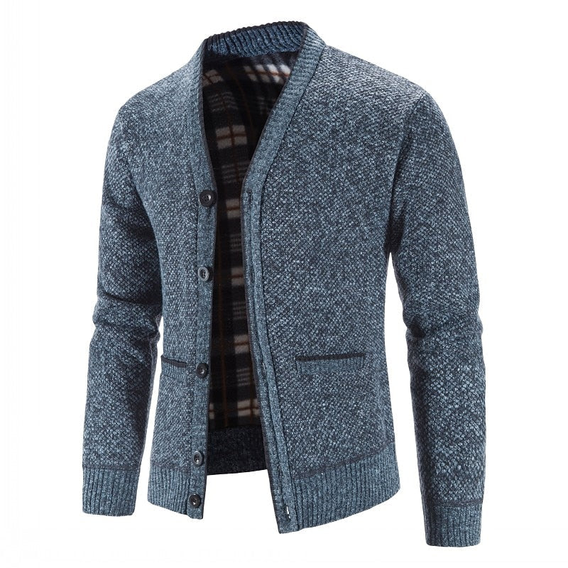 Colby | Button-Front V-Neck Cardigan