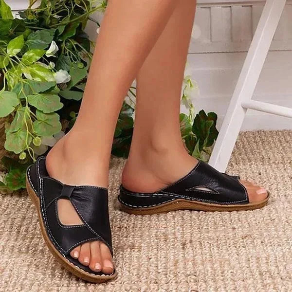 WOMEN CASUAL SUMMER COMFY SLIP ON SANDALS 2026