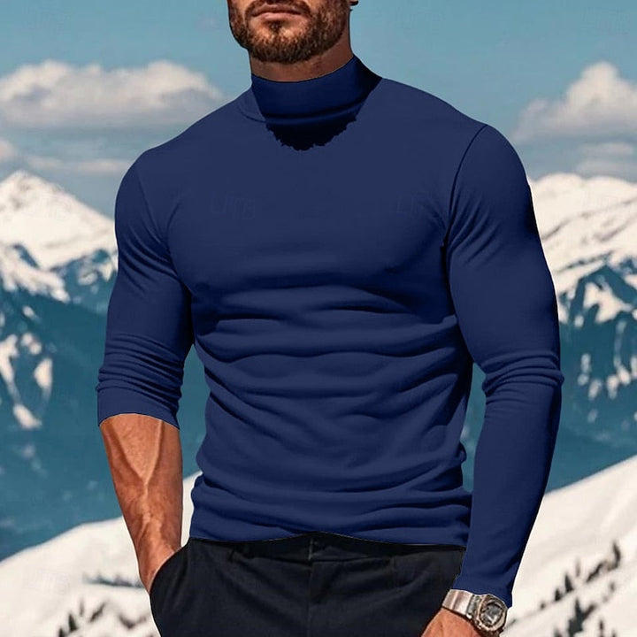 Barrett | Mock Neck Long Sleeve Top
