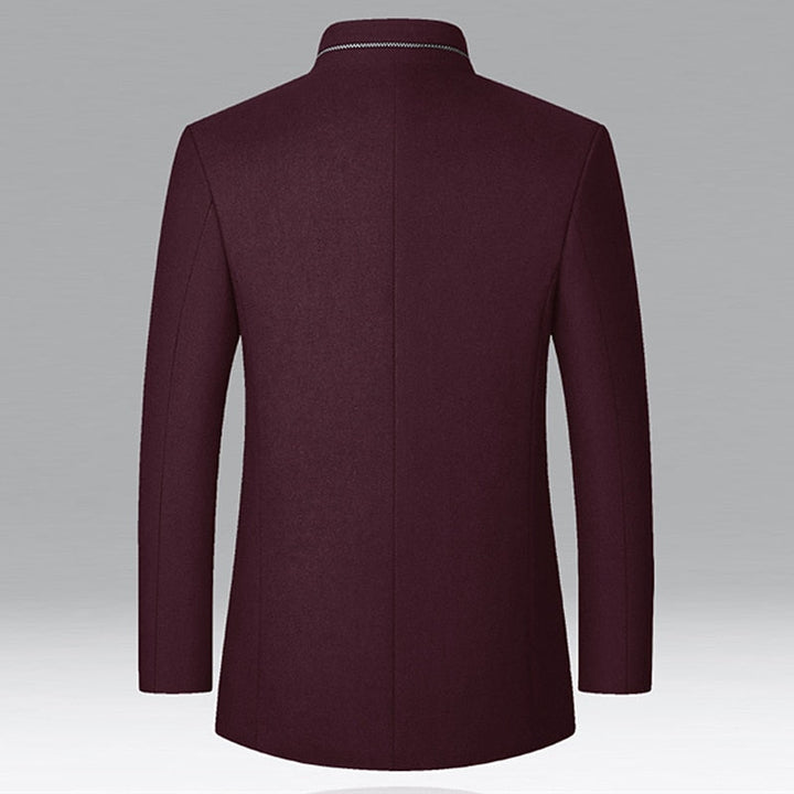 Gregory | Refined Stand-Collar Overcoat