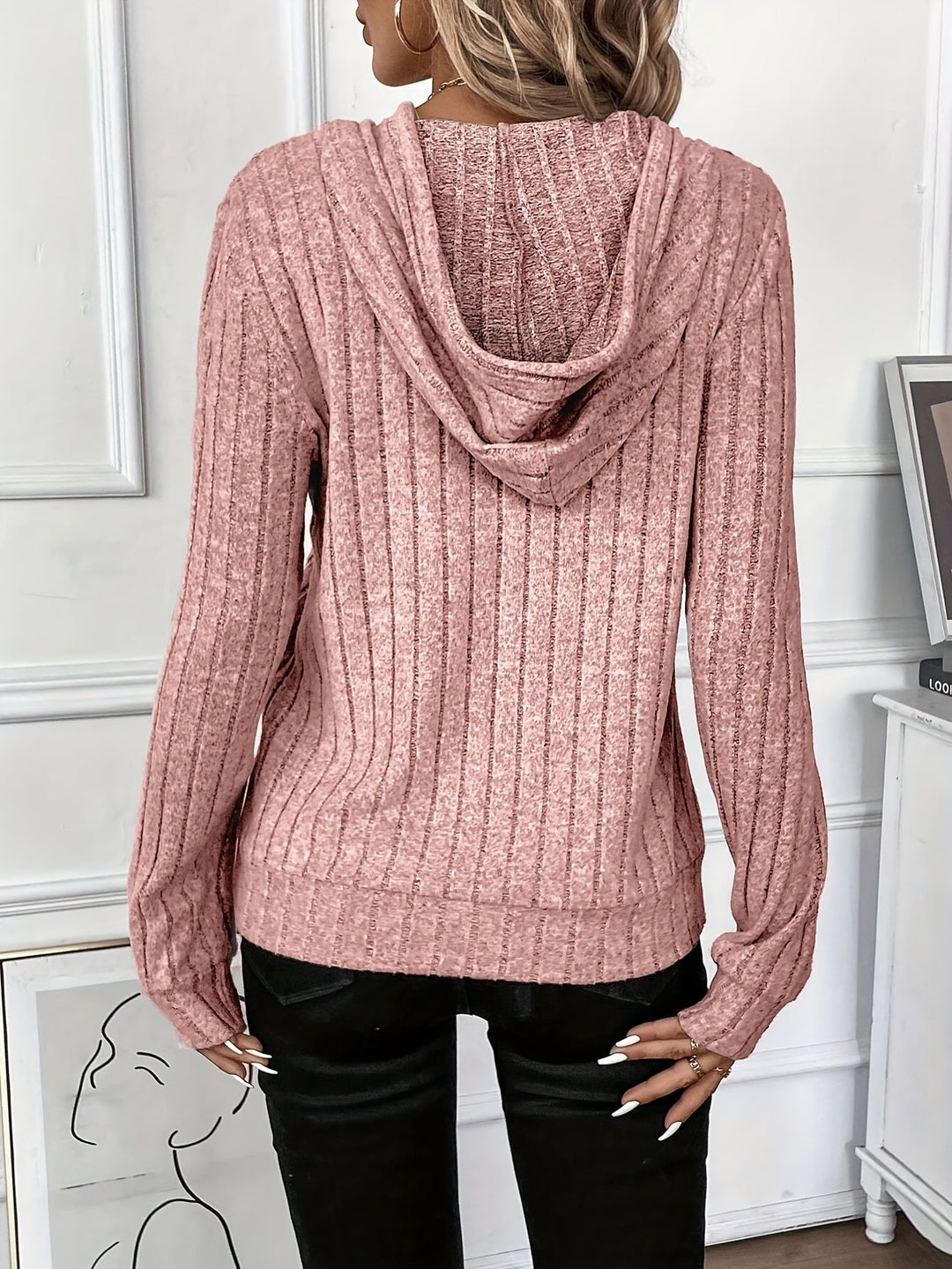 Thea | Cozy Textured Hoodie