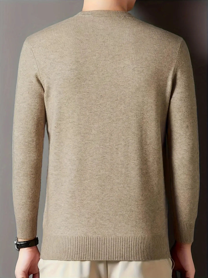 Jonah | Mock Neck Knit Sweater