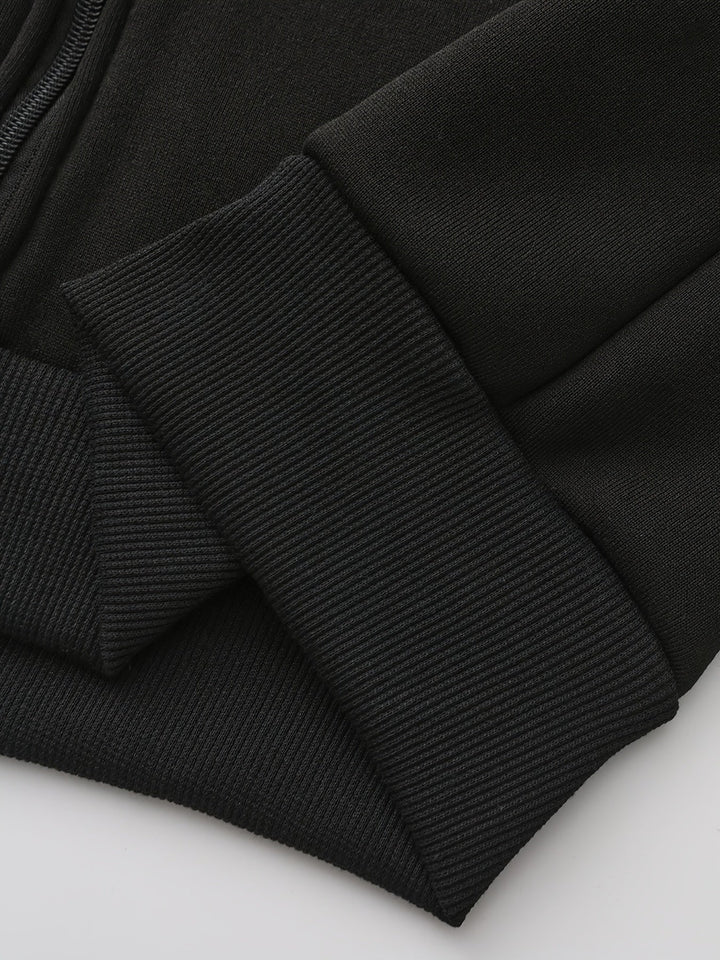Cedric | Color Block Zip-Up Hoodie