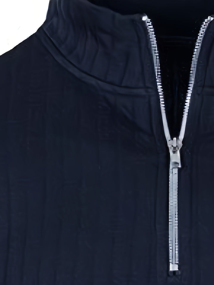 Thatcher | Ribbed Quarter-Zip Sweater