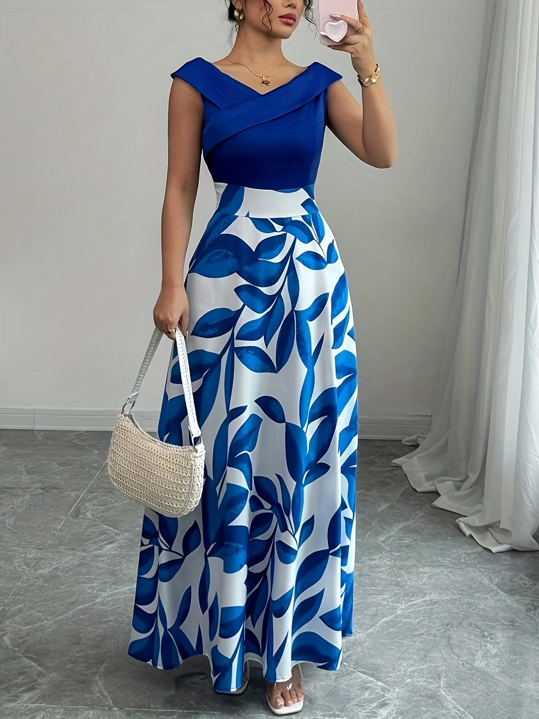 Lucille | Elegant Floral Maxi Dress