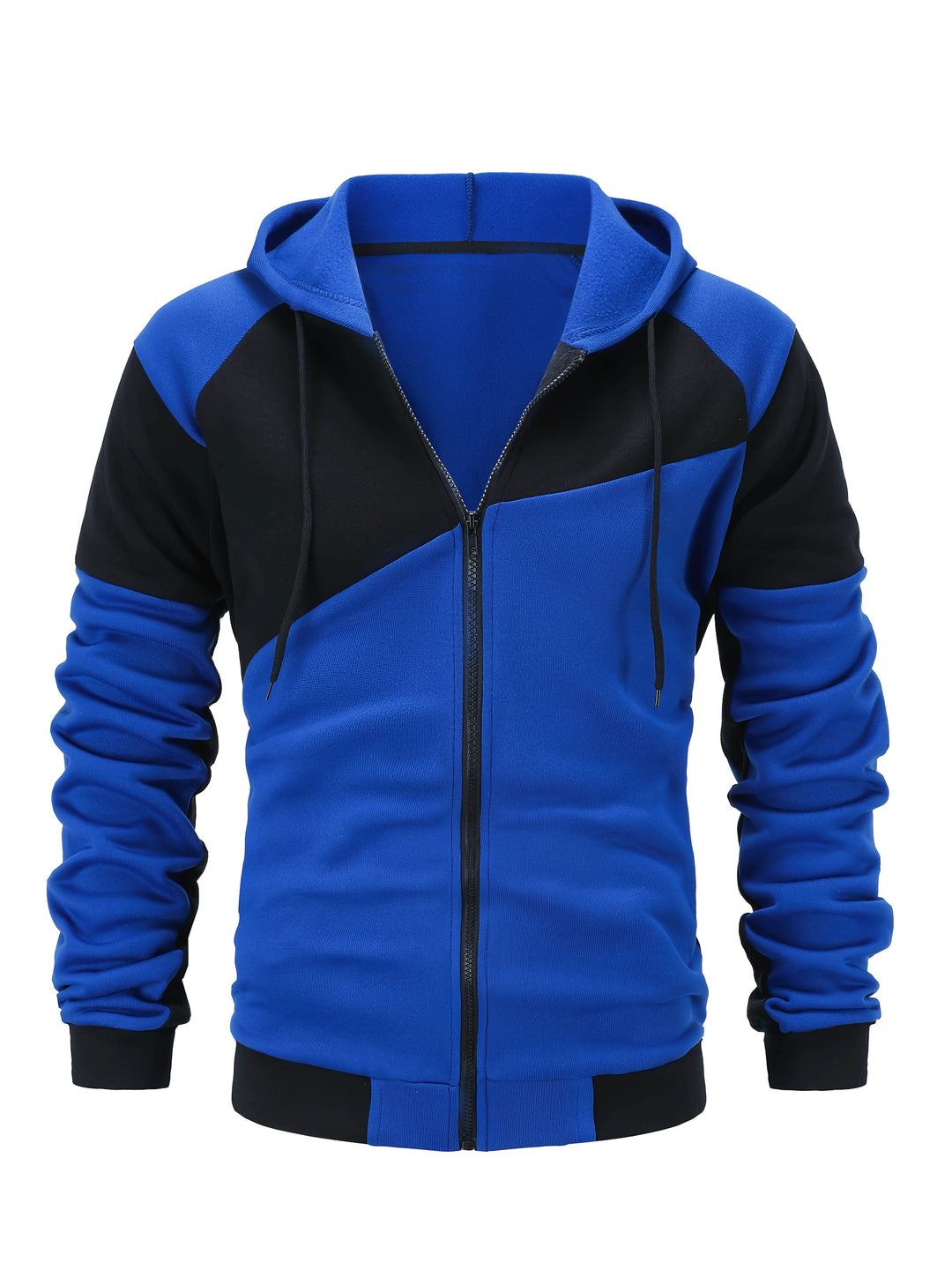 Bryce | Color Block Zip-Up Hooded Jacket