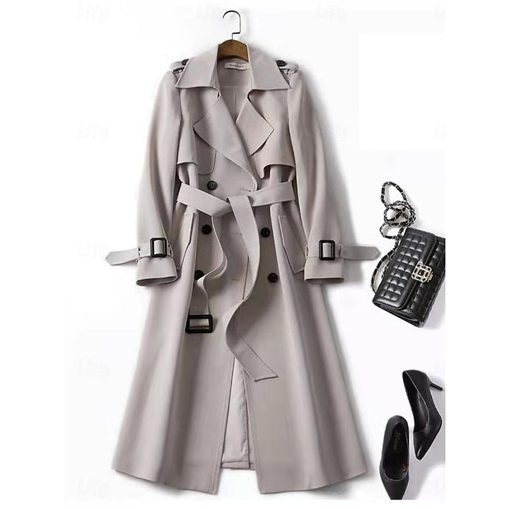 Clarissa | Belted Long Trench Coat