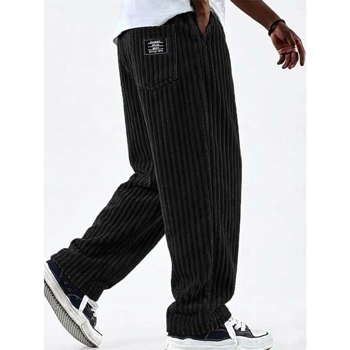 Bradford | Ribbed Straight-Leg Pants