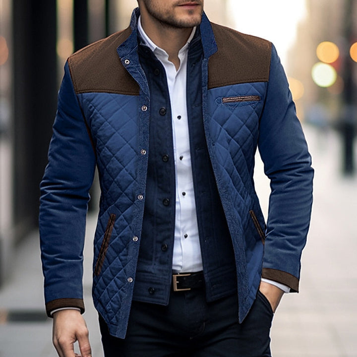Fletcher | Color Block Quilted Jacket