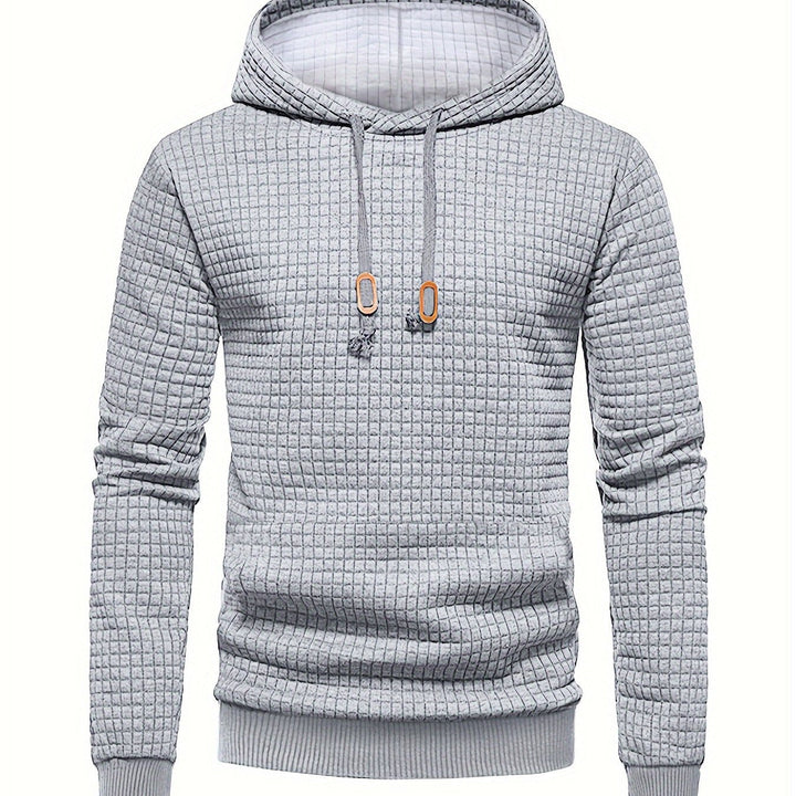 Garrison | Textured Hooded Pullover Hoodie