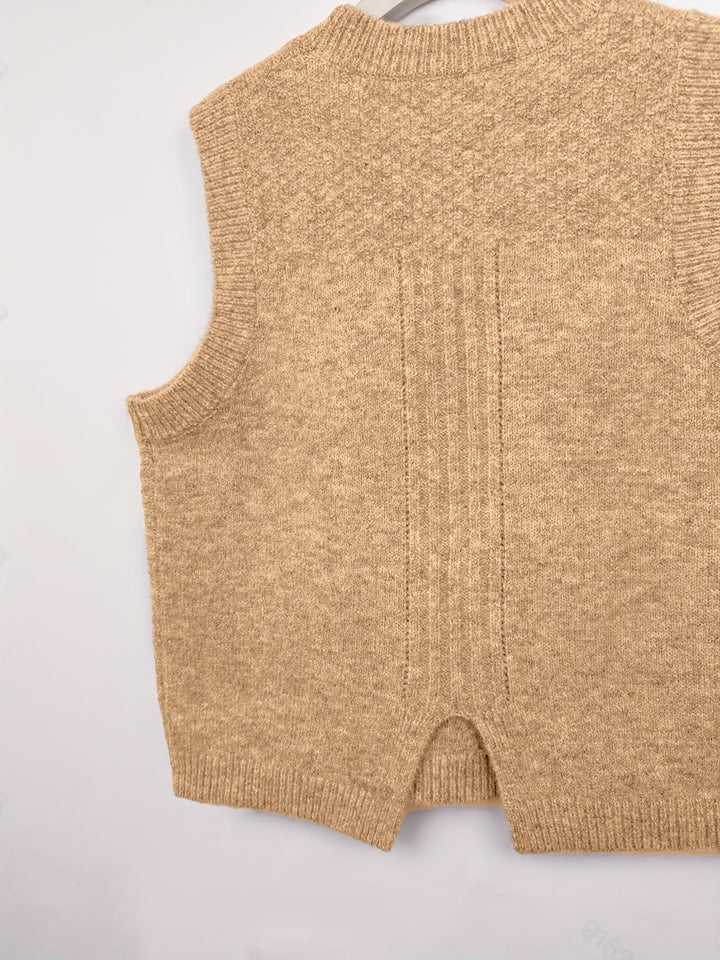 Brooke | Cable-Knit Sweater Vest
