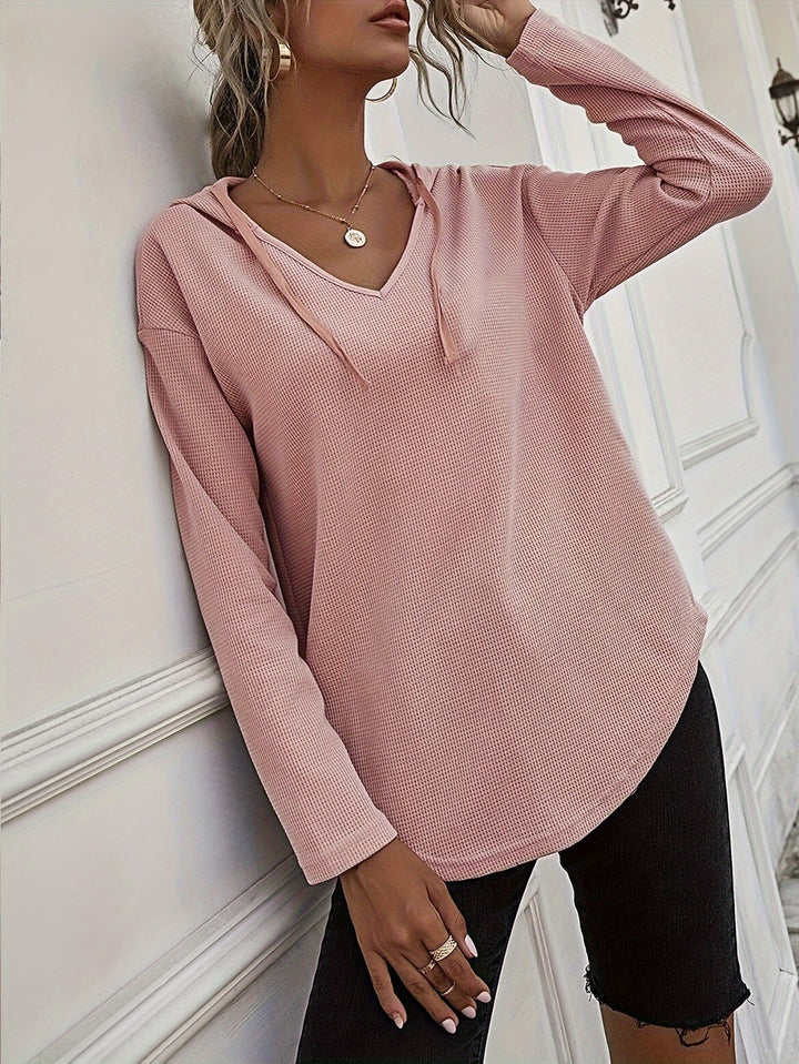 Kendra | Relaxed V-Neck Hoodie