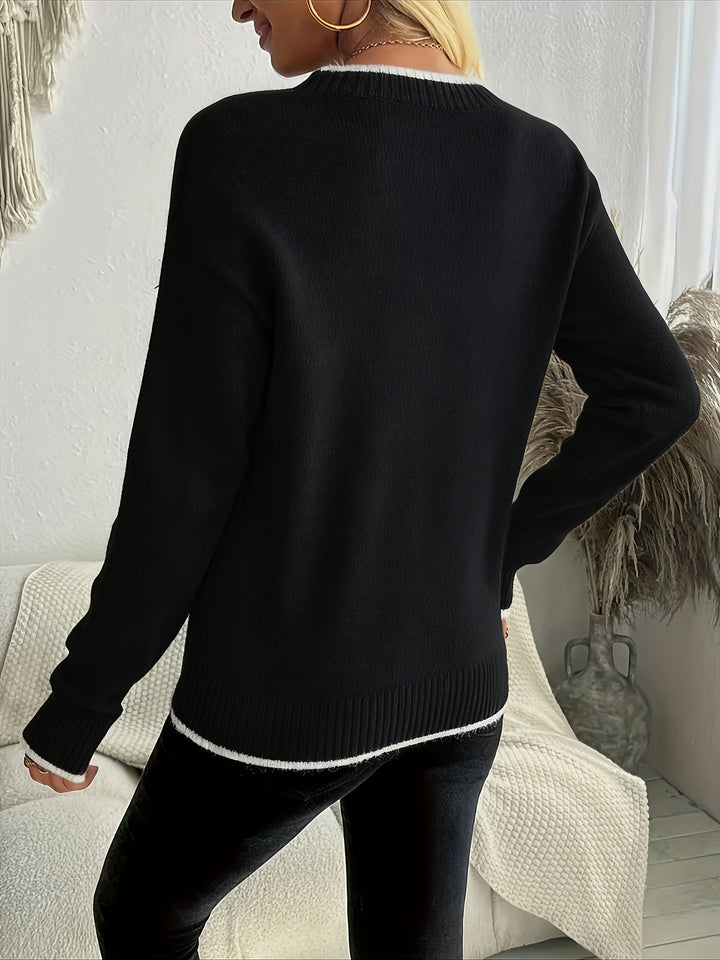 Holly | Snowflake Crewneck Sweater