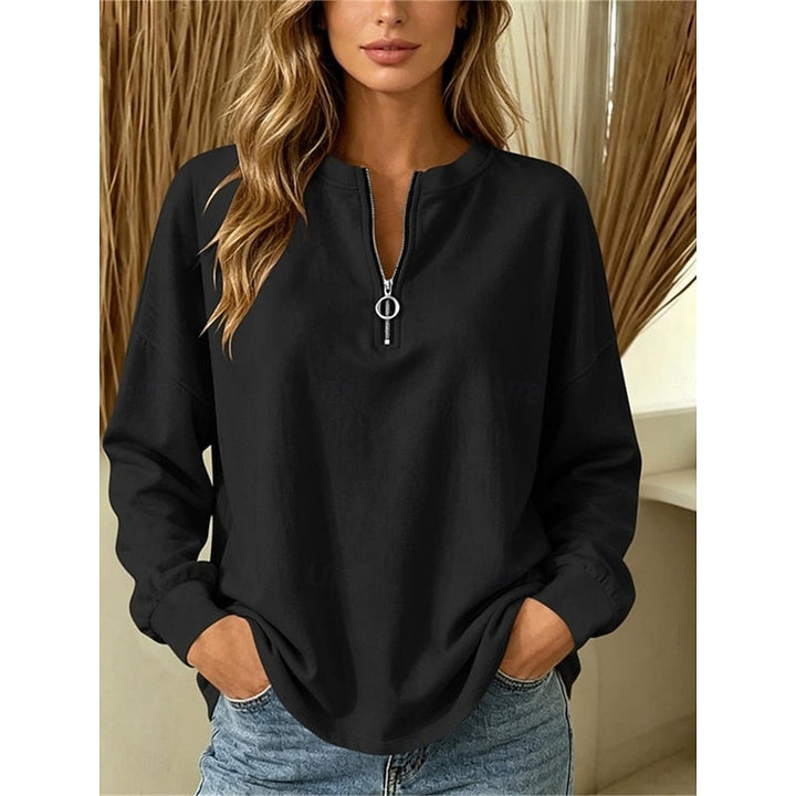 Camille | Relaxed Quarter-Zip Top