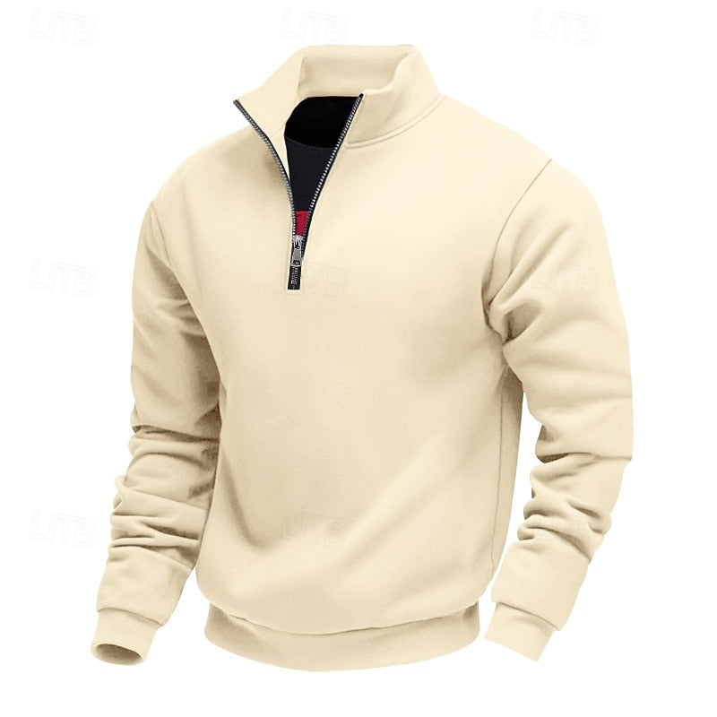 Glenn | Refined Quarter-Zip Sweatshirt