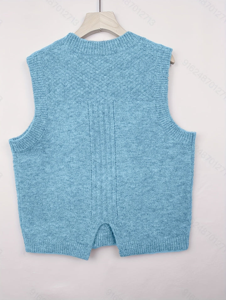 Brooke | Cable-Knit Sweater Vest