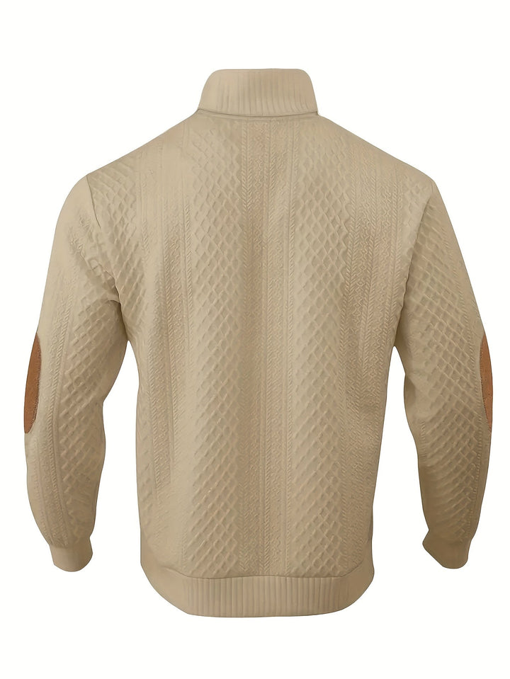 Lorenzo | Textured Stand-Collar Sweater