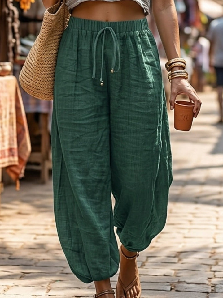 Marjorie | Relaxed Drawstring Lantern Pants