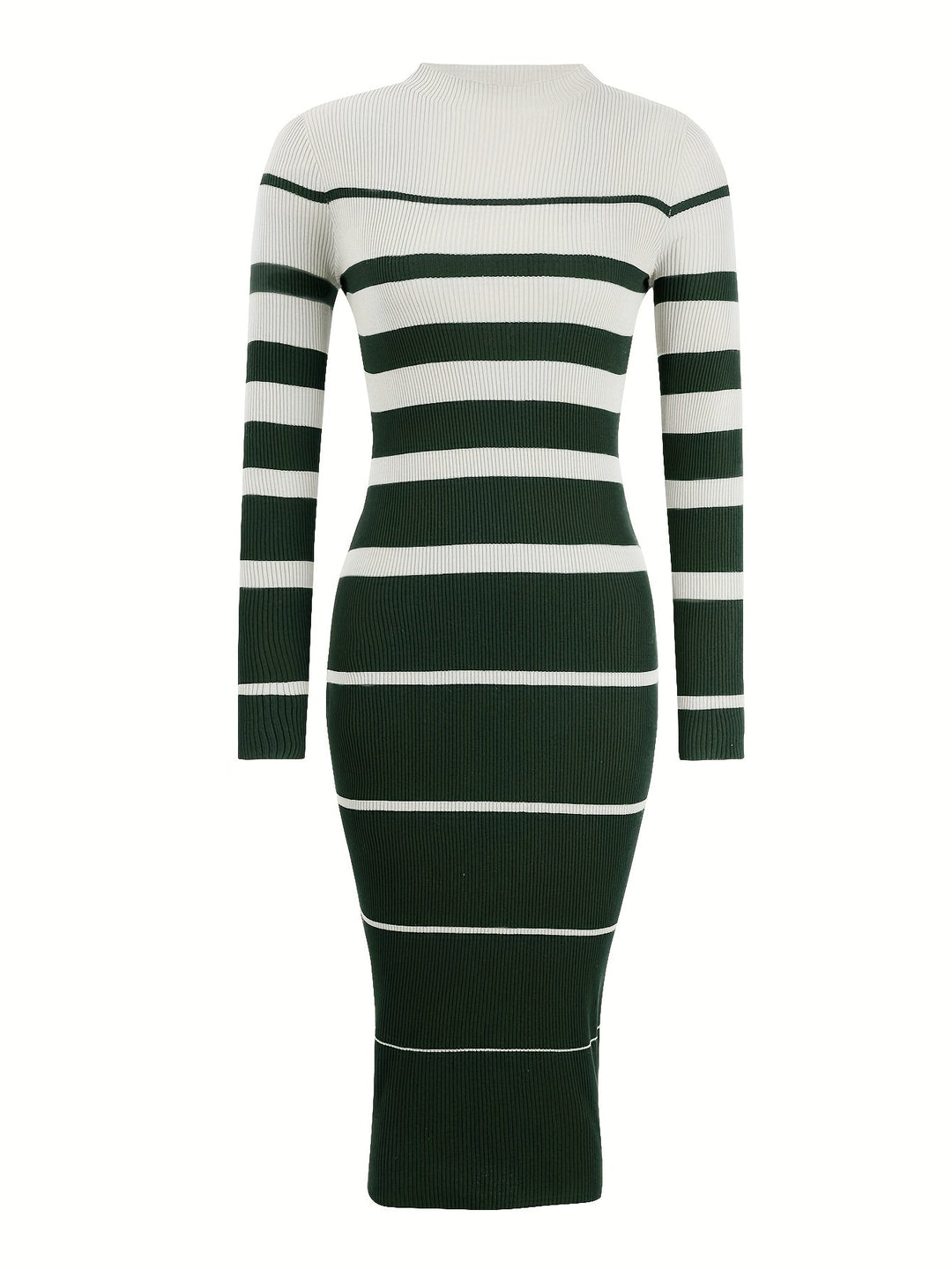 Farrah | Refined Striped Sweater Dress