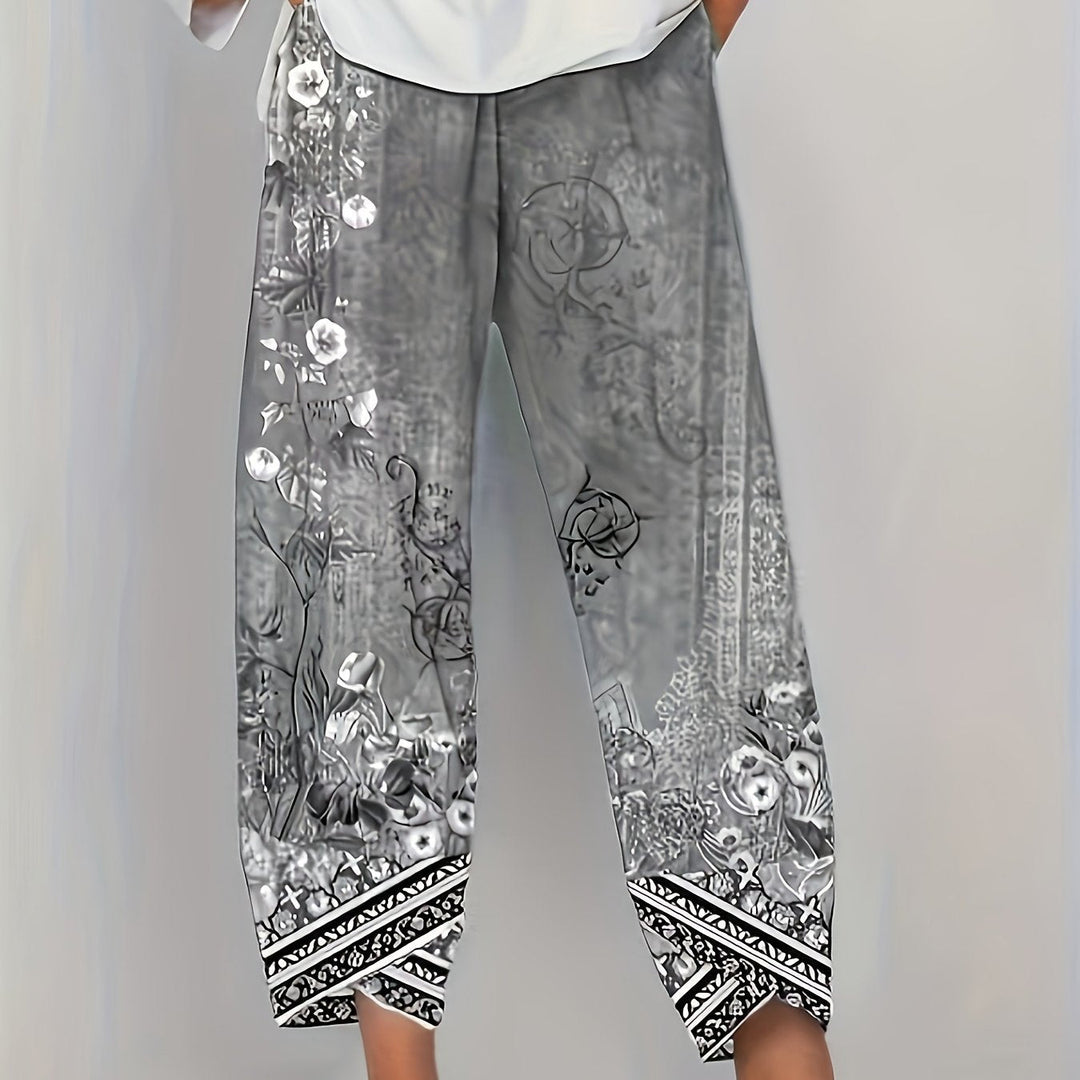 Meredith | Botanical Cropped Pants